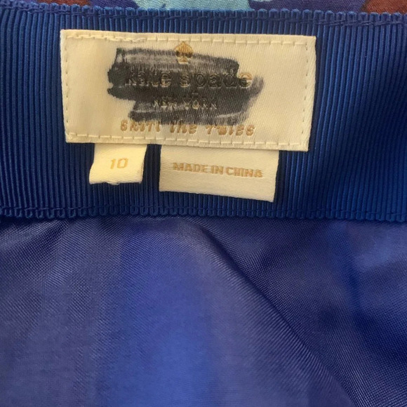 Kate Spade‎ Tangier Floral Double Layer Silk Skirt - Picture 10 of 10